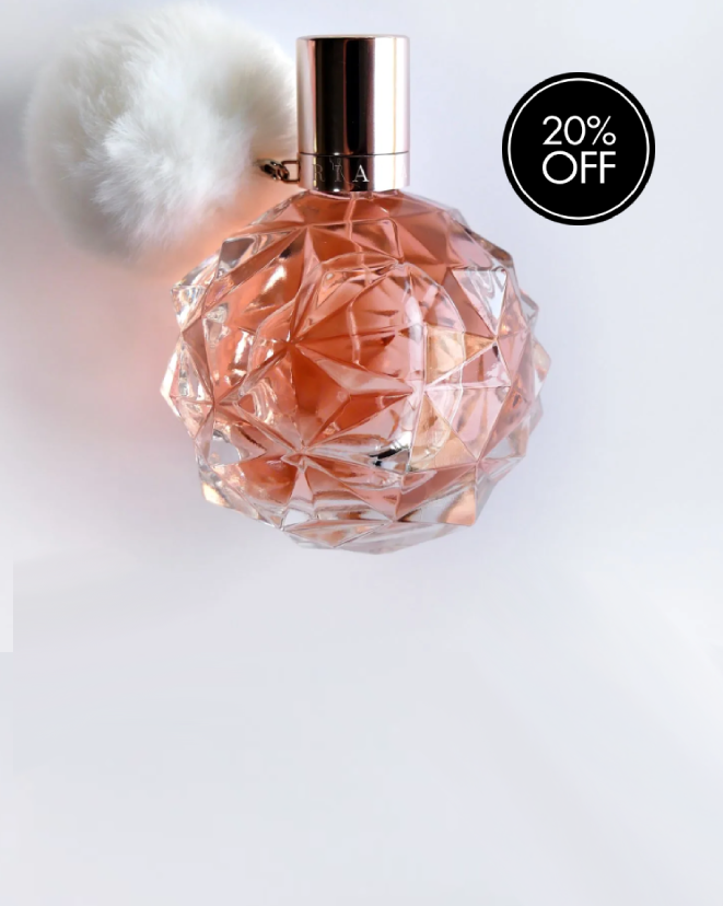 Ariana Grande Perfume Banner